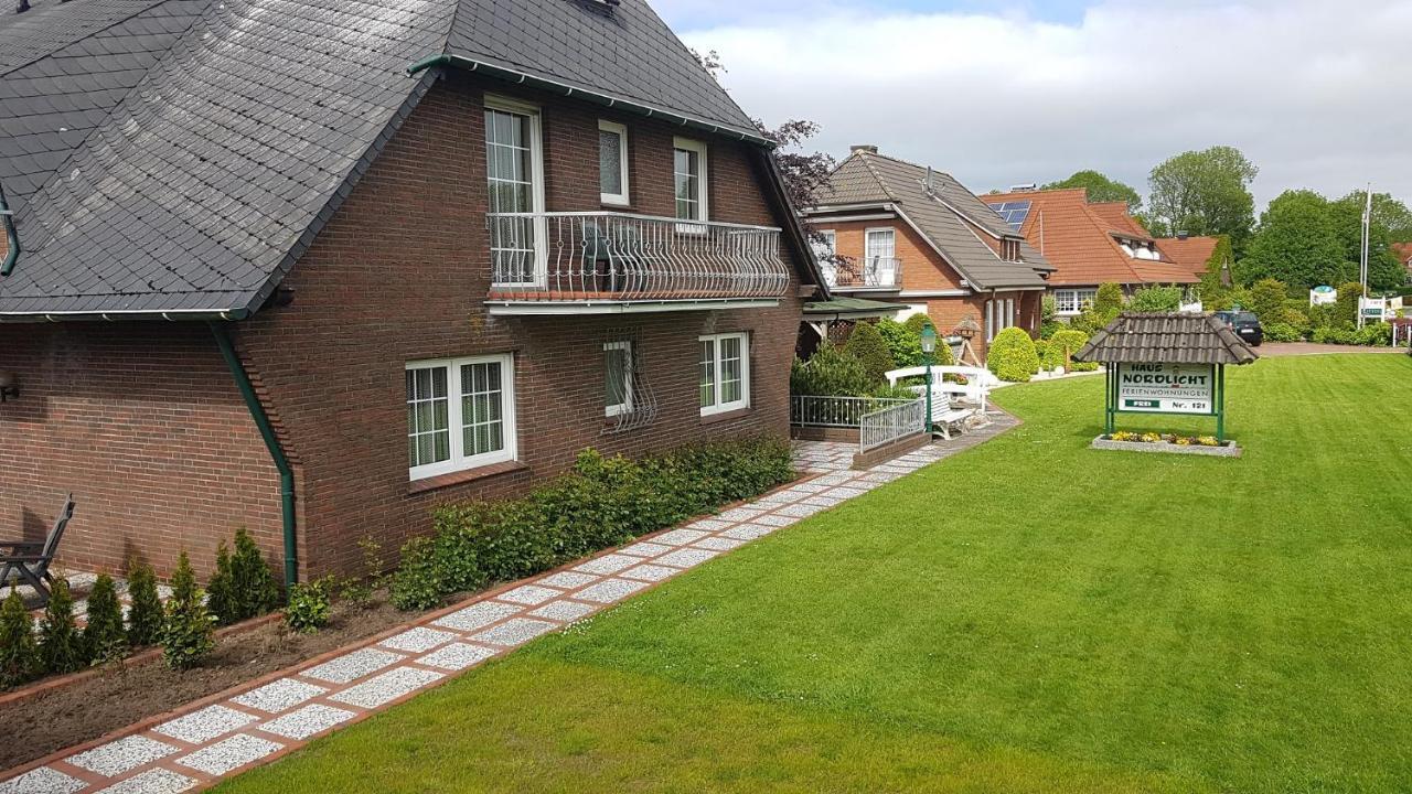 Hausnordlicht Fewo 3 Dornum Exterior foto